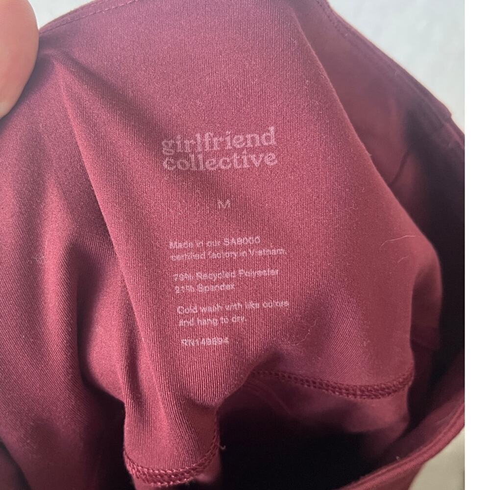 Girlfriend Collective Plum Compressive Leggings sz M Activewear Lounge Yoga - Picture 3 of 8